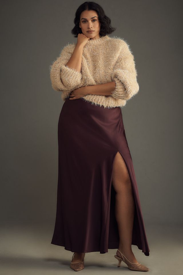 By Anthropologie Iridescent Brushed Crew-Neck Sweater #9