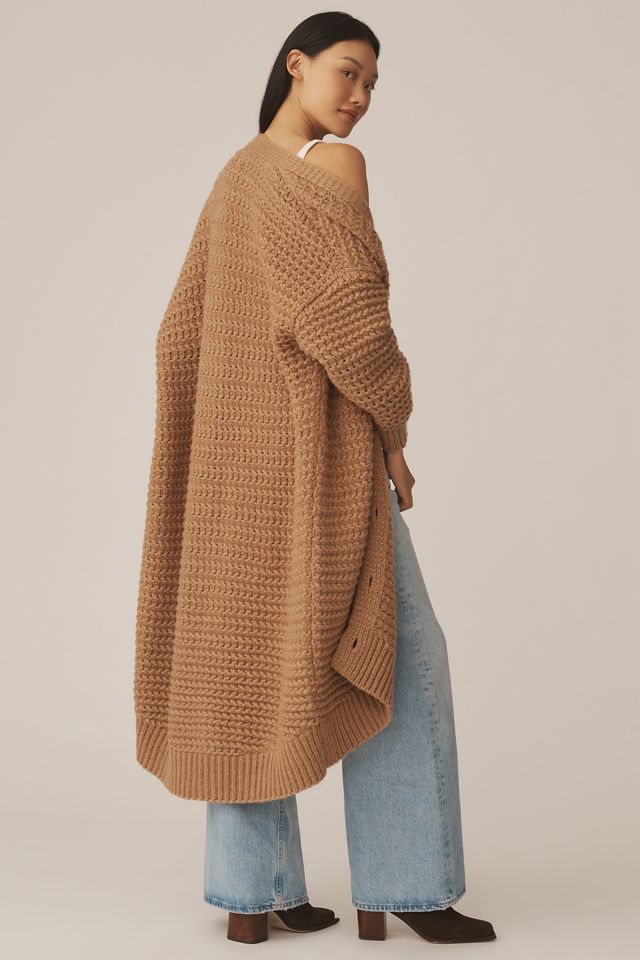 Maeve Relaxed Long Cardigan Sweater #1