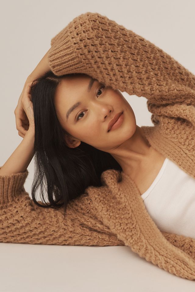 Maeve Relaxed Long Cardigan Sweater | Anthropologie