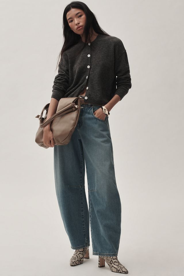 By Anthropologie Crew-Neck Cardigan Sweater #3
