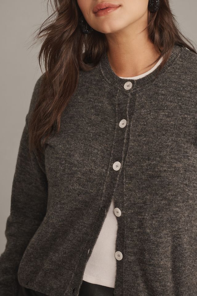 By Anthropologie Crew-Neck Cardigan Sweater #8