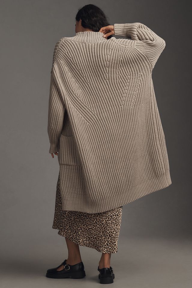 By Anthropologie Oversized Longline Cardigan Sweater #1