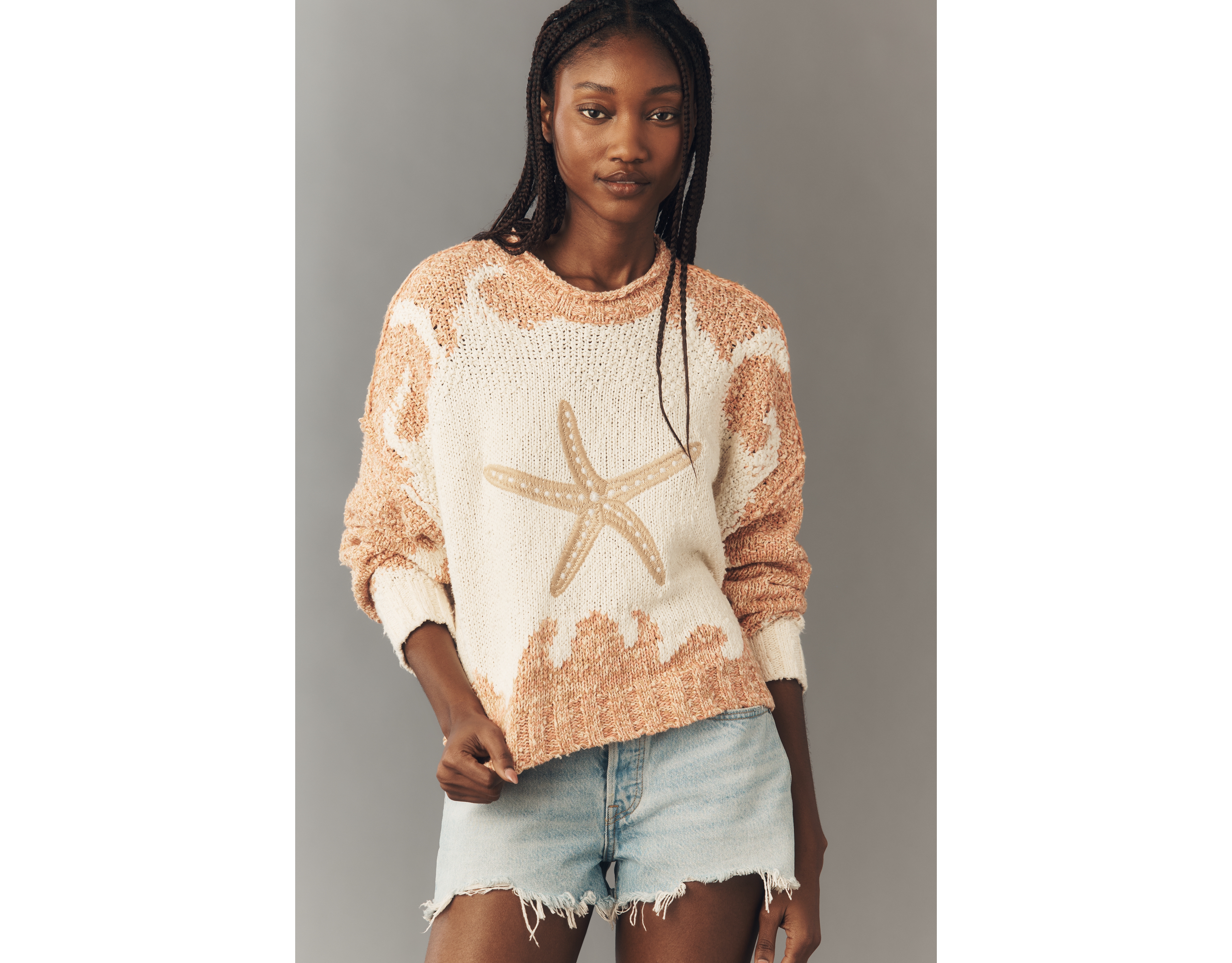 Pilcro Pullover Long-Sleeve Crew-Neck Icon Sweater
