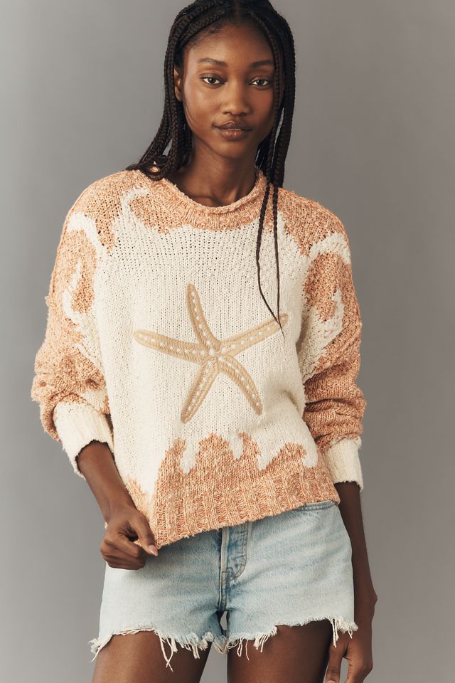 Pilcro Pullover Long-Sleeve Crew-Neck Icon Sweater | Anthropologie
