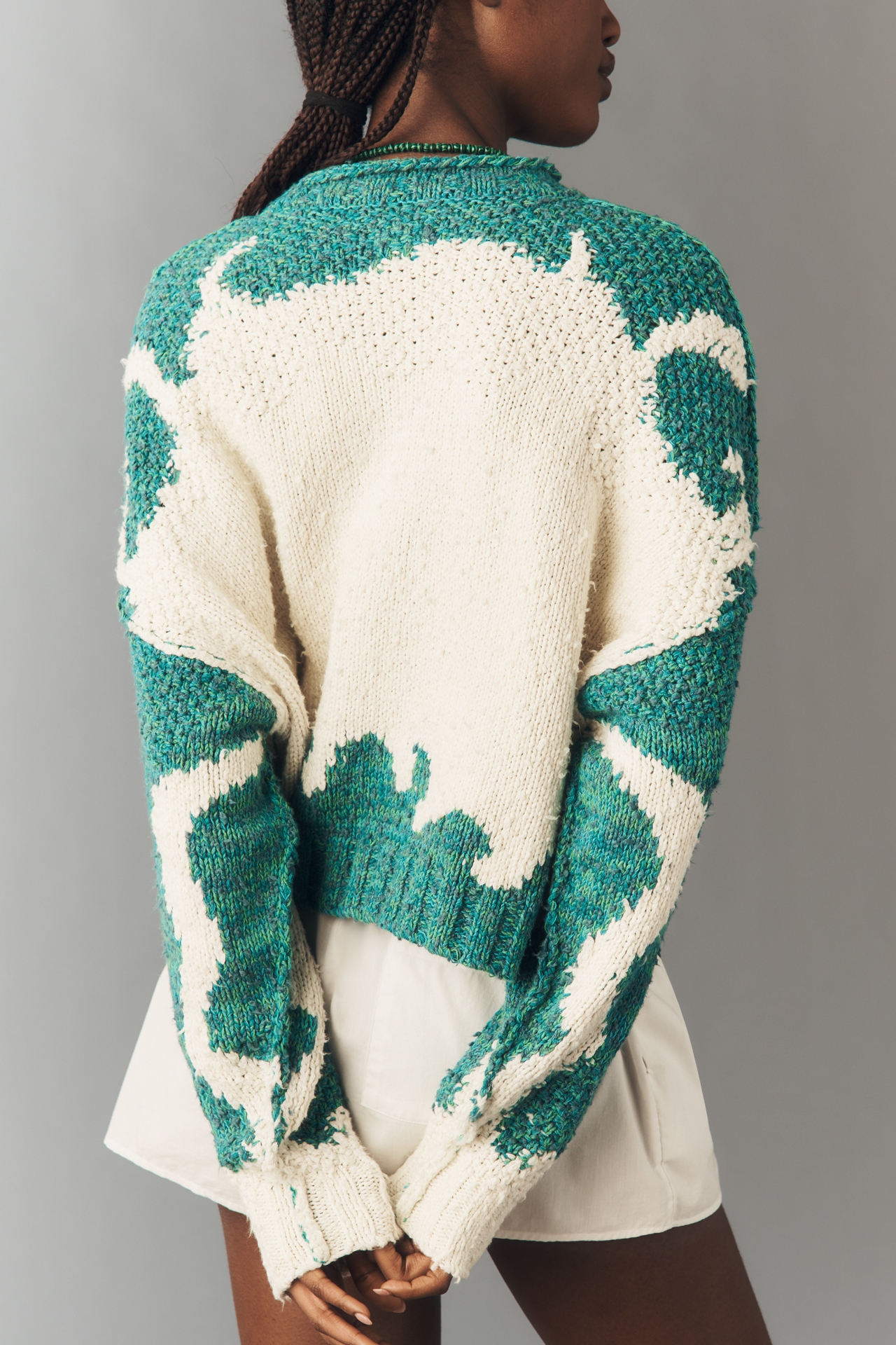 Pilcro Pullover Long-Sleeve Crew-Neck Icon Sweater