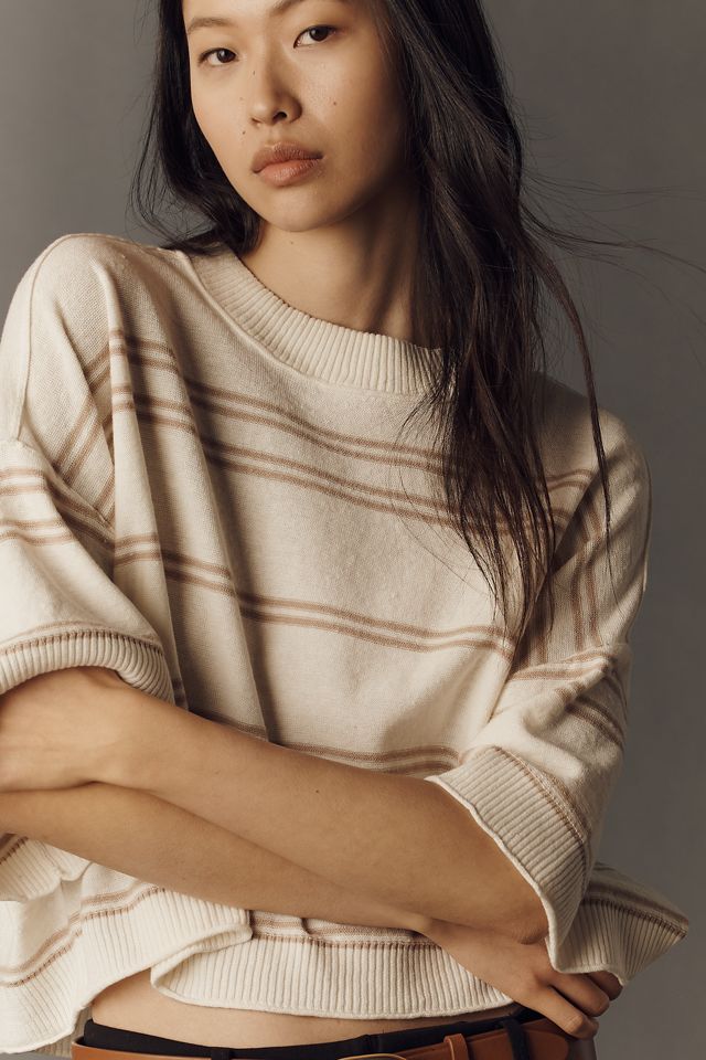 Goldie Crew-Neck Linen Sweater #2