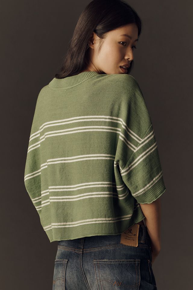 Goldie Crew-Neck Linen Sweater #2