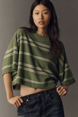 Goldie Crew-Neck Linen Sweater
