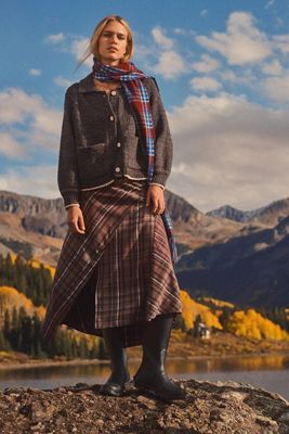 The Jesse Dog Icon Cardigan Sweater by Pilcro