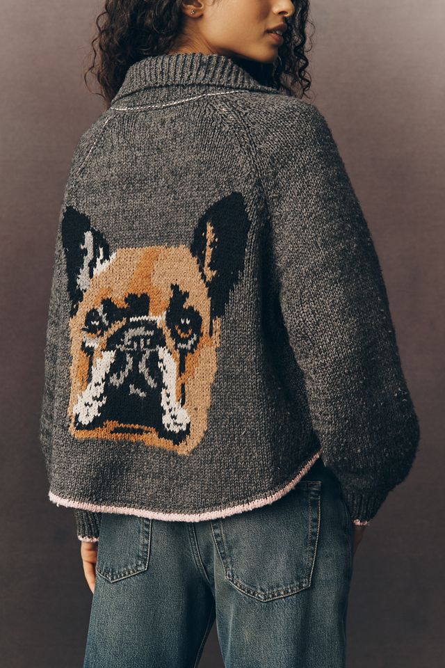 The Jesse Dog Icon Cardigan by Pilcro #1