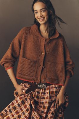 Die Jesse Dog Icon Strickjacke von Pilcro