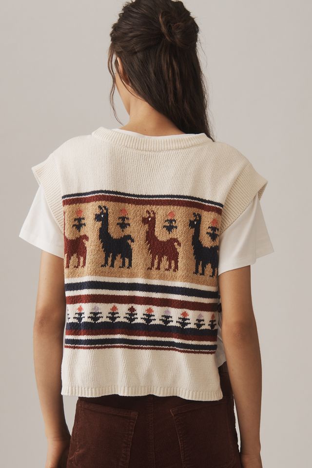 Pilcro Twofer Graphic Sweater #2