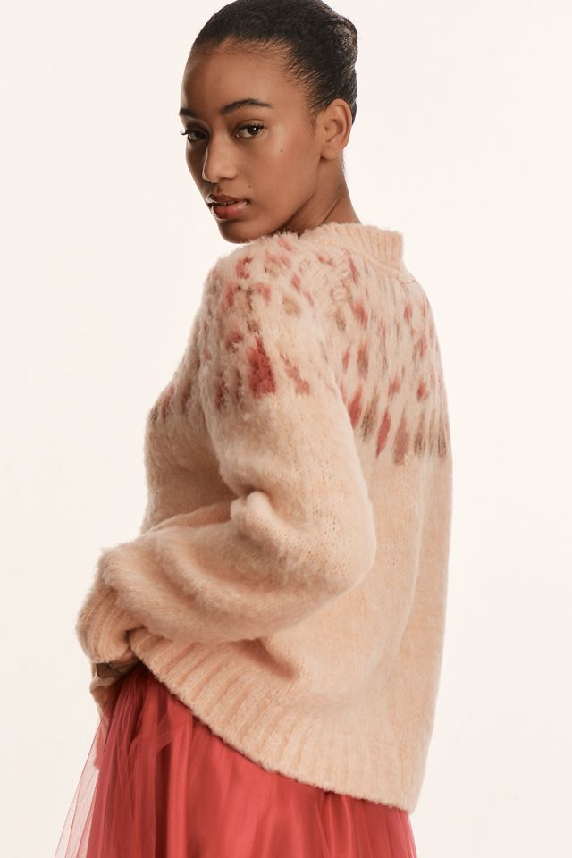 Maeve Brushed Embellished Wool Blend Cardigan #1