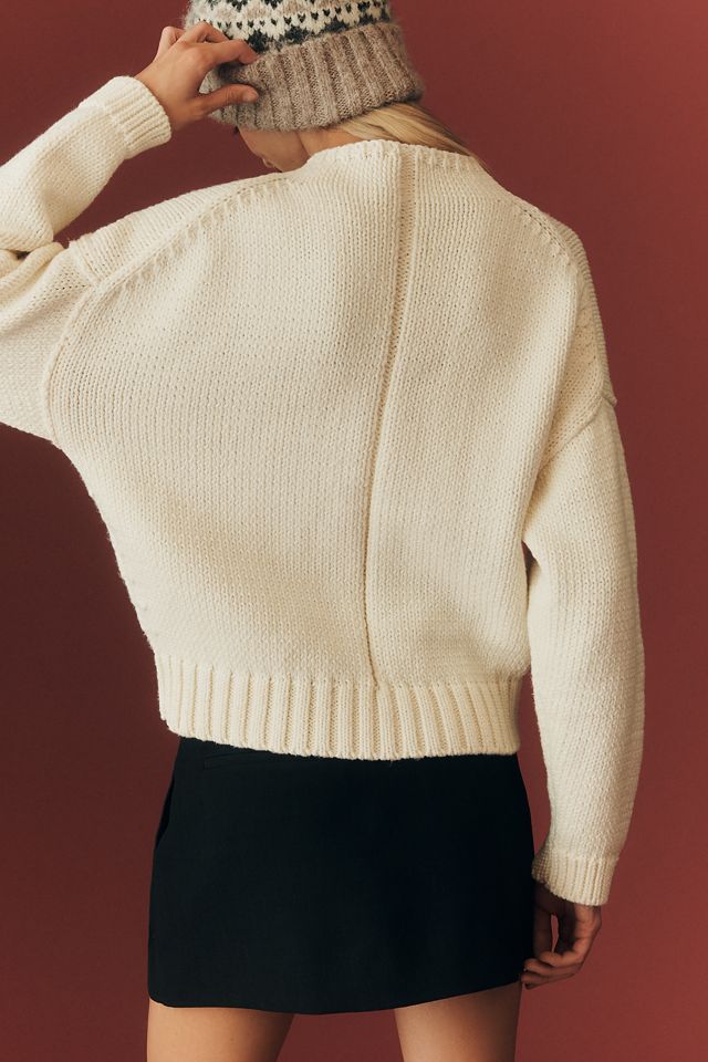 Embroidered Turtleneck Sweater #2