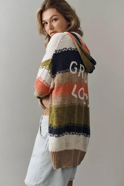 Pilcro Hooded Cardigan