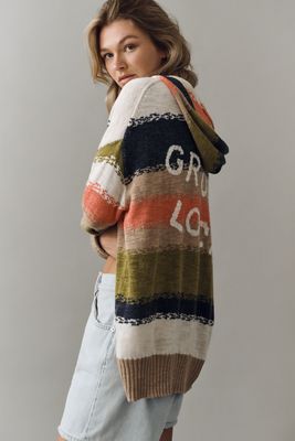 Cardigan con Cappuccio Pilcro