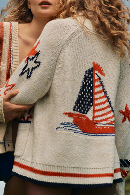 Maeve Sailboat Cardigan