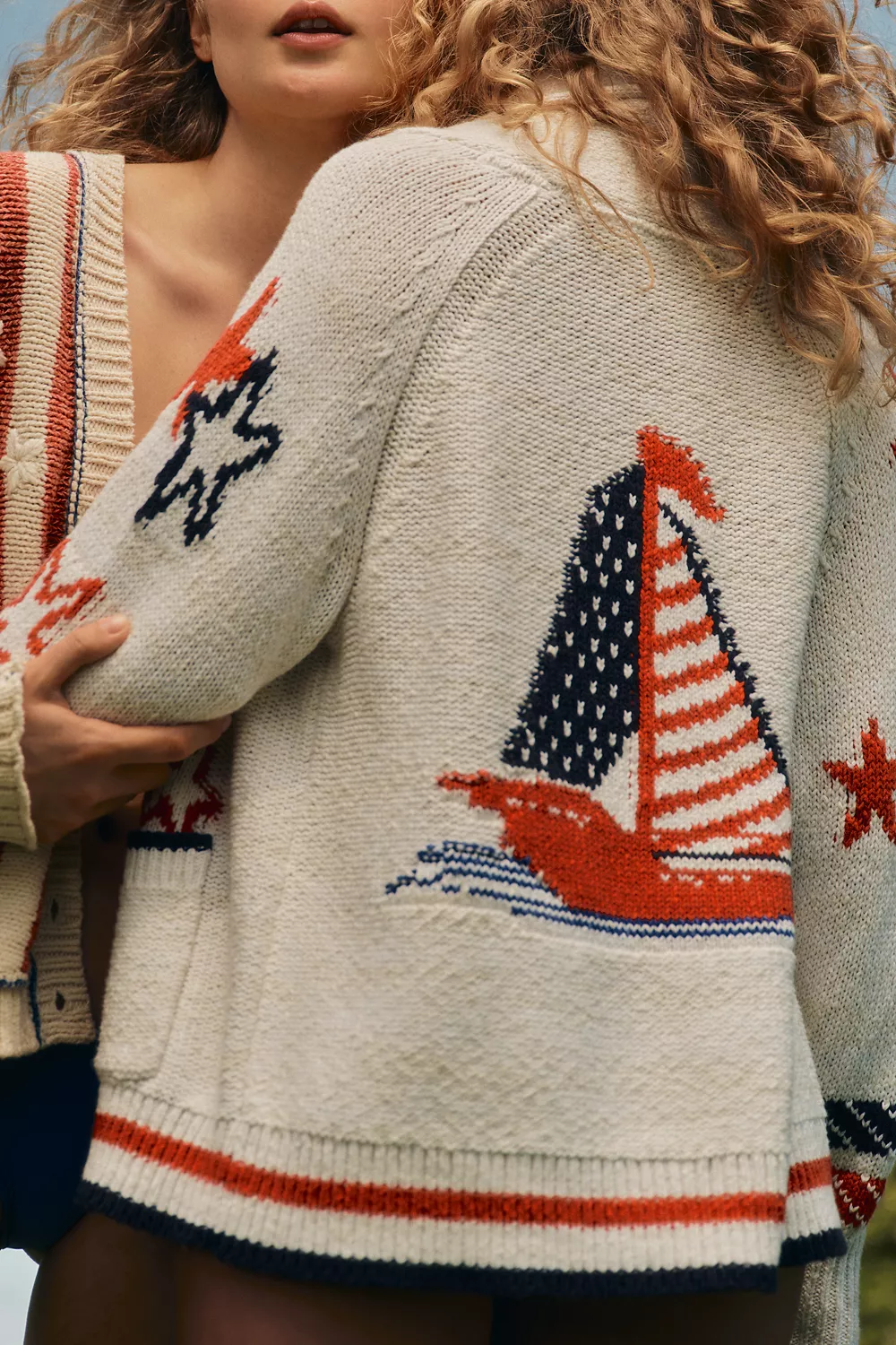 Maeve Sailboat Cardigan
