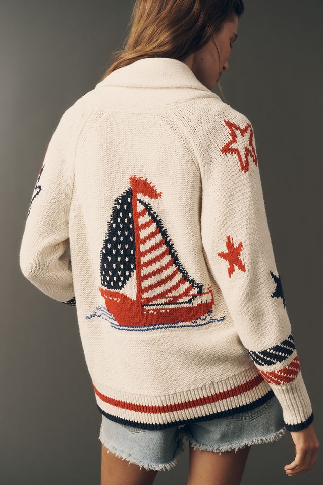 Maeve Sailboat Cardigan #2