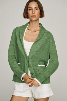 Foldover Lobster Cardigan