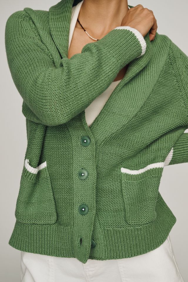 Maeve Foldover Lobster Cardigan #3