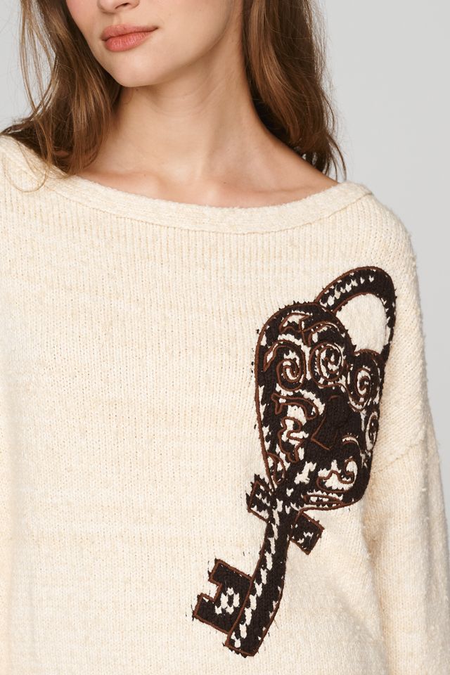 By Anthropologie Graphic Sweater #1