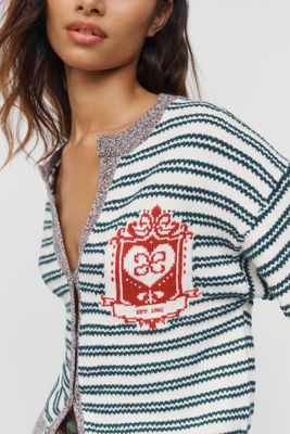 Maeve Balloon-Sleeve Cardigan