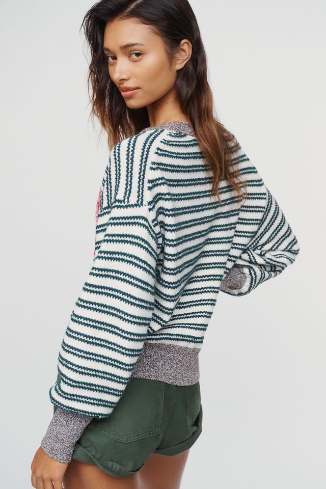 Maeve Balloon-Sleeve Cardigan #3