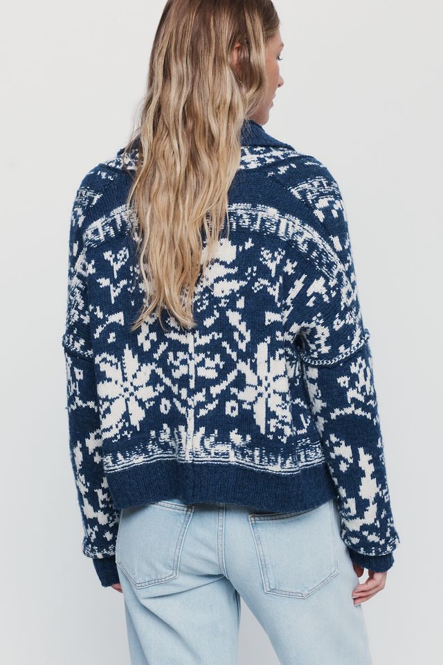 Cardigan en mélange de coton Pilcro #1