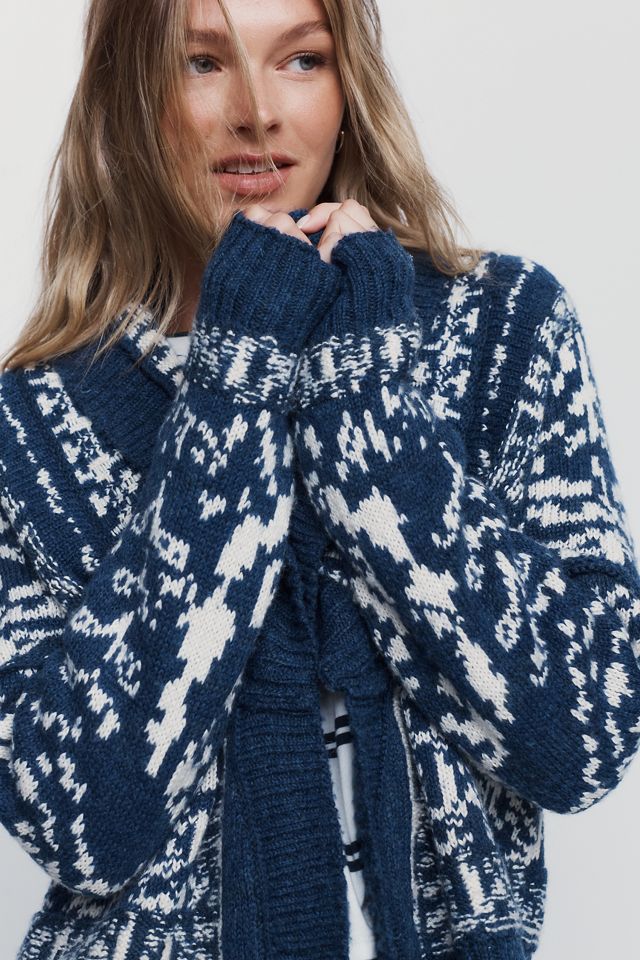 Cardigan en mélange de coton Pilcro #2