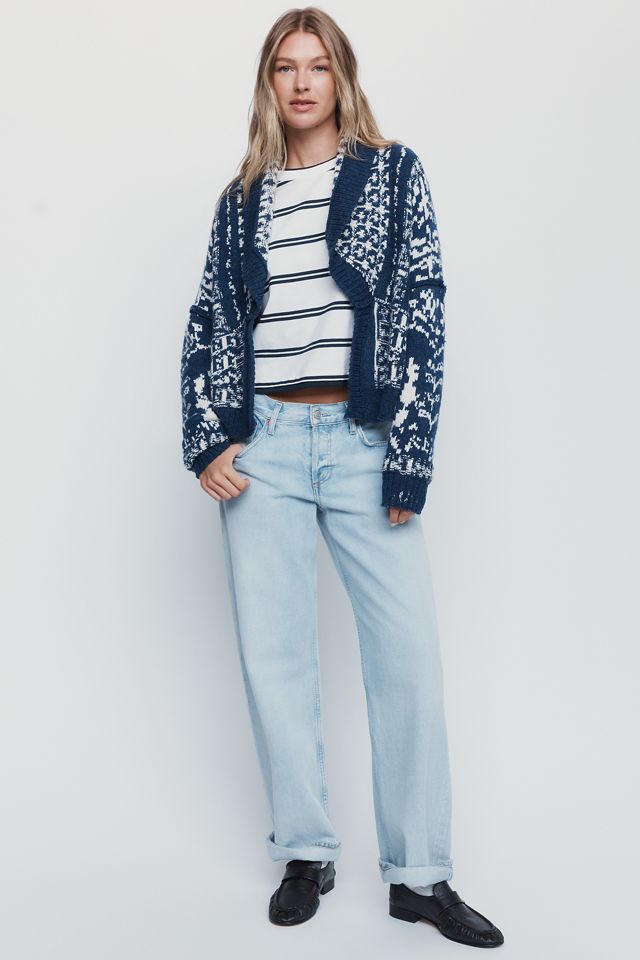 Cardigan en mélange de coton Pilcro #3