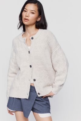 Maeve Cotton Wool Blend Cardigan
