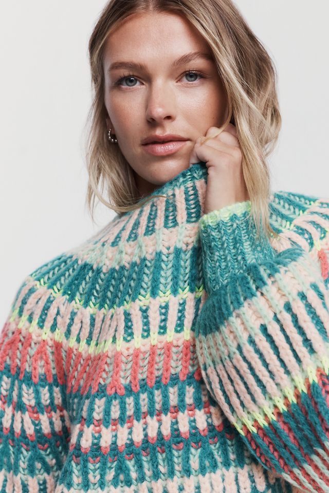 Pilcro Wool Blend Crew Neck Sweater #2