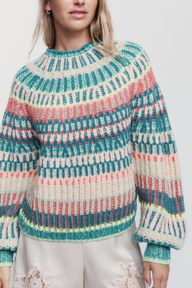 Pilcro Wool Blend Crew Neck Sweater #3