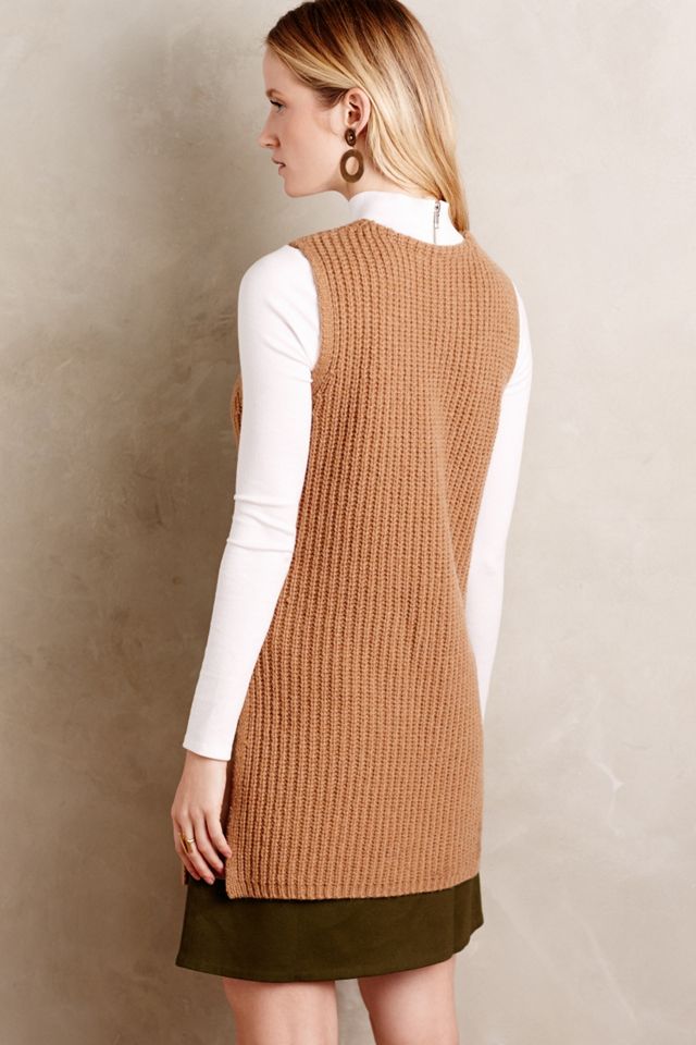 Shaker Stitch Vest  #1