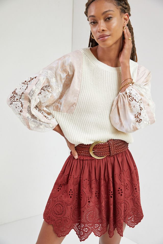 Pilcro Martine Peasant-Sleeve Sweater #3