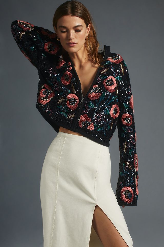 Anthropologie hot sale sweater jacket