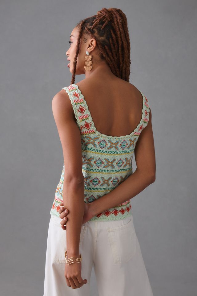 By Anthropologie Deco Sweater Tank #1