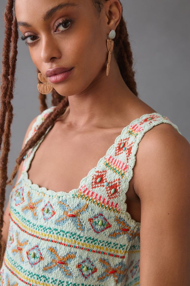 By Anthropologie Deco Sweater Tank #2