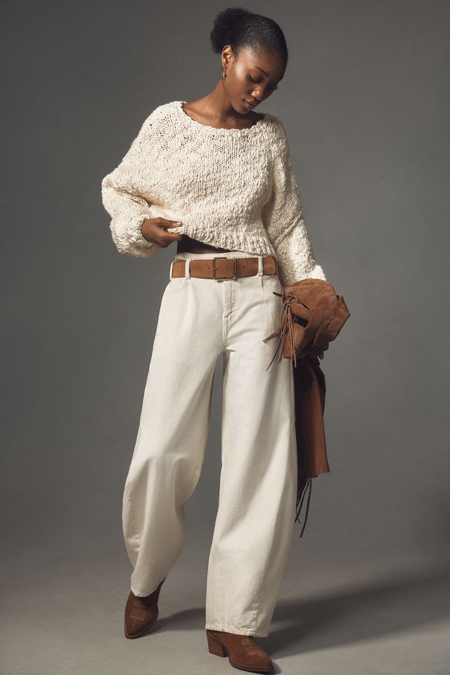Pilcro Cozy Crew-Neck Sweater #2