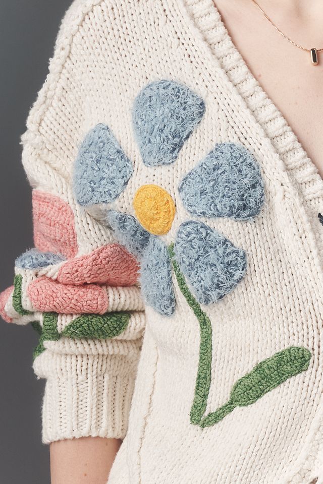 Pilcro Textured Icon Cardigan Sweater | Anthropologie