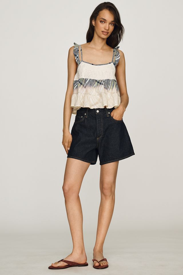 Pilcro Sweater Knit & Woven Tank #2