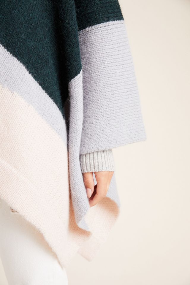 Windsor Colorblocked Poncho #2