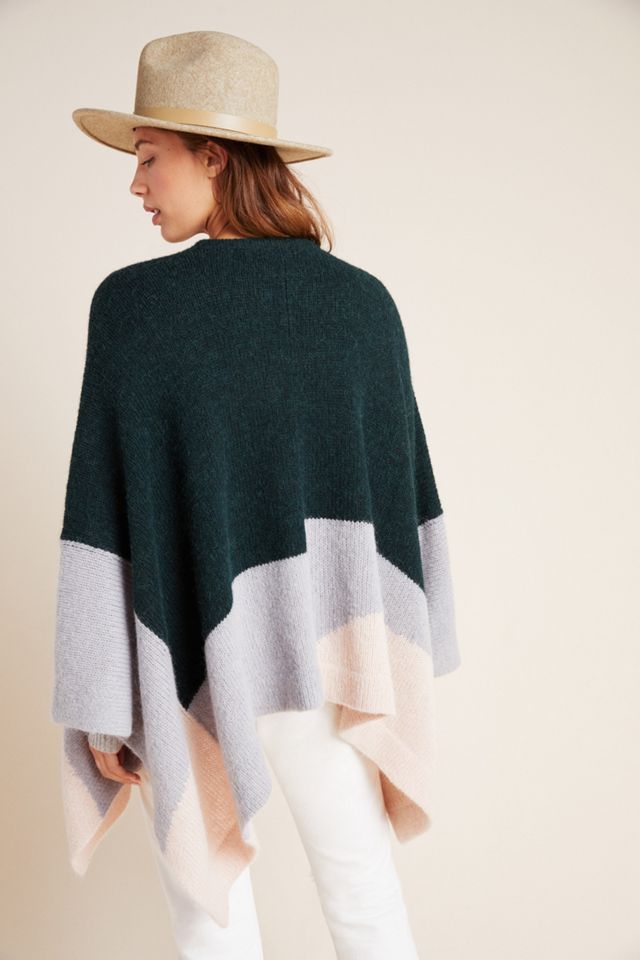 Windsor Colorblocked Poncho #3