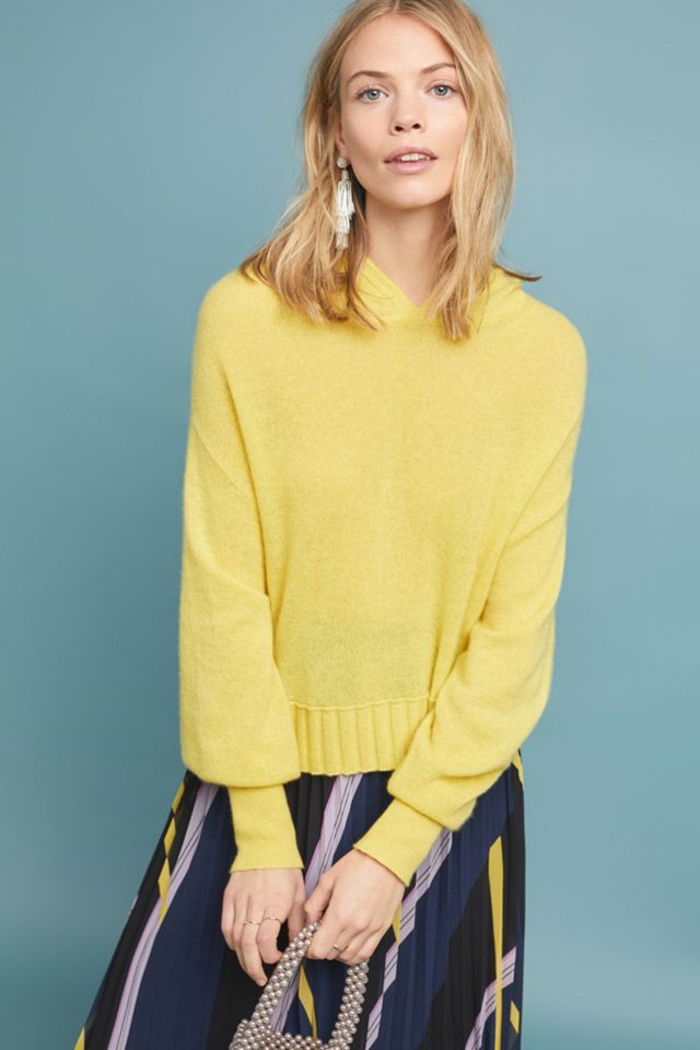 Cropped Cashmere Hoodie #3