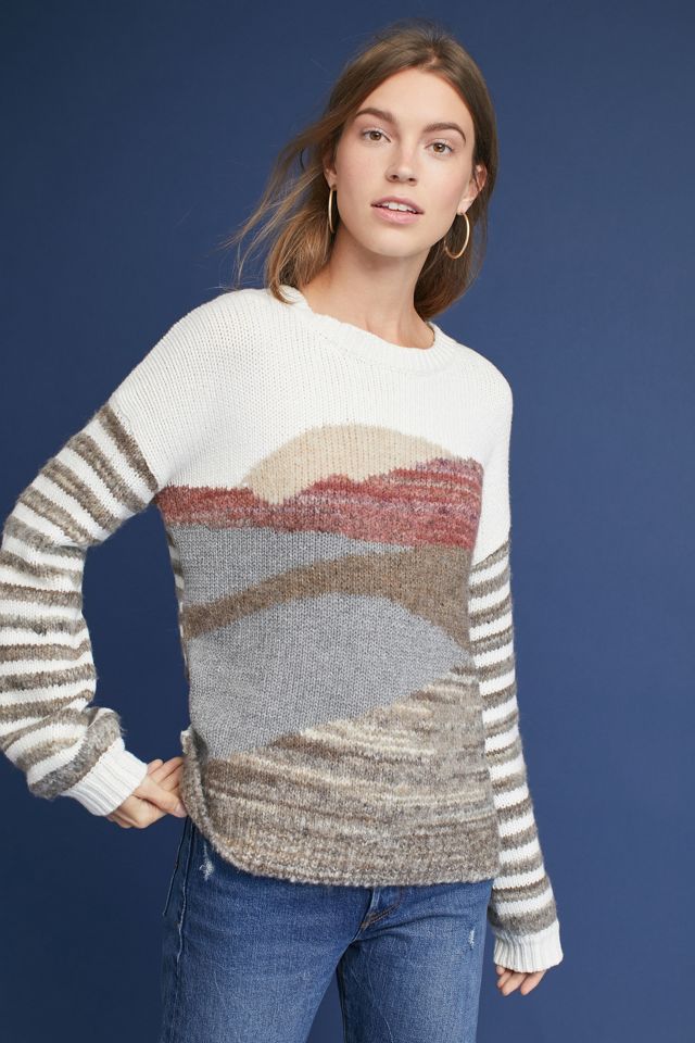 Anthropologie landscape sweater sale