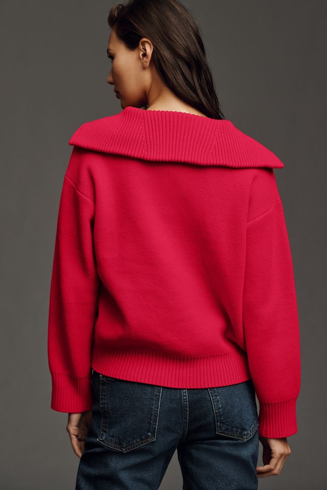 English Factory Half-Zip Pullover Sweater #2