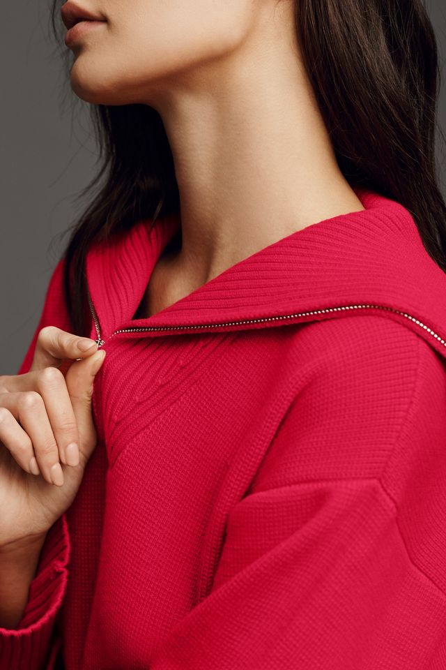 English Factory Half-Zip Pullover Sweater #3