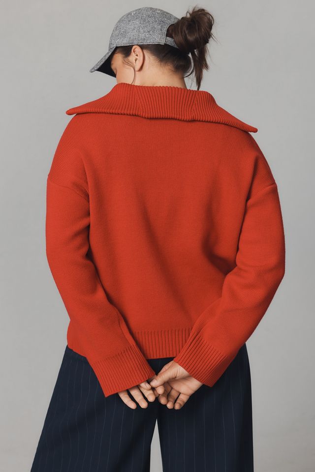 English Factory Half-Zip Pullover Sweater #8