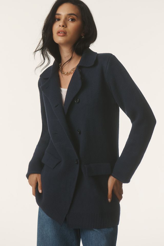 English Factory Double-Breasted Long Cardigan Sweater #2